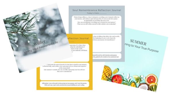 soul remembrance reflection journals sample image