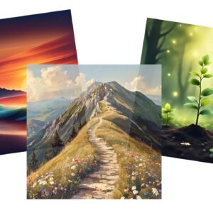 healing journey wall art sample image
