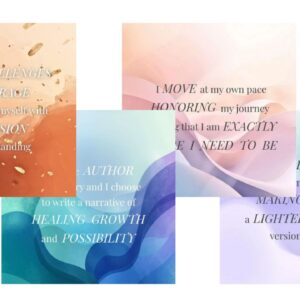 healing journey affirmations sample image