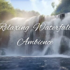 Relaxing Waterfall Ambience with Calming Music sample image